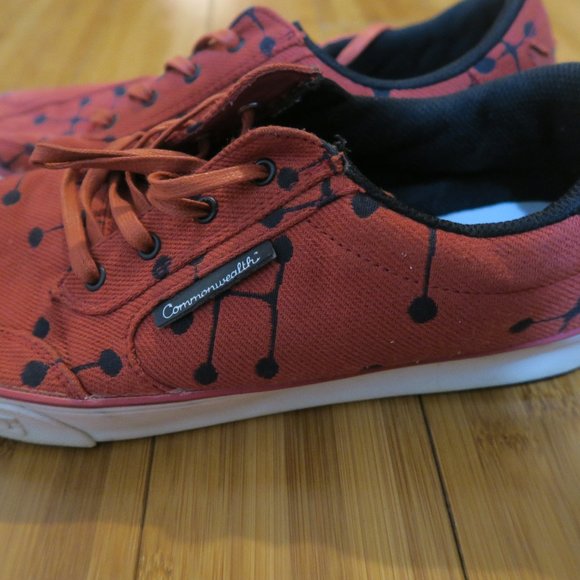 DC Shoes x Commonwealth Charles & Ray Eames Dots Gatsby 301792 Red Men's 11.5